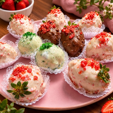 Doce Chic Confeitaria & F�brica - Cravejado de morango e uva